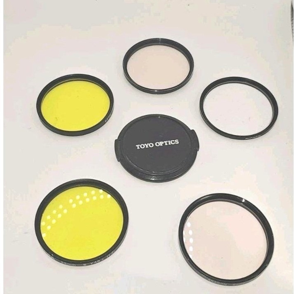 VTG 55mm Camera Lens Filters -Japan HOYA HYC K2 Toshiba Y2 2X Aragon 1A Minolta